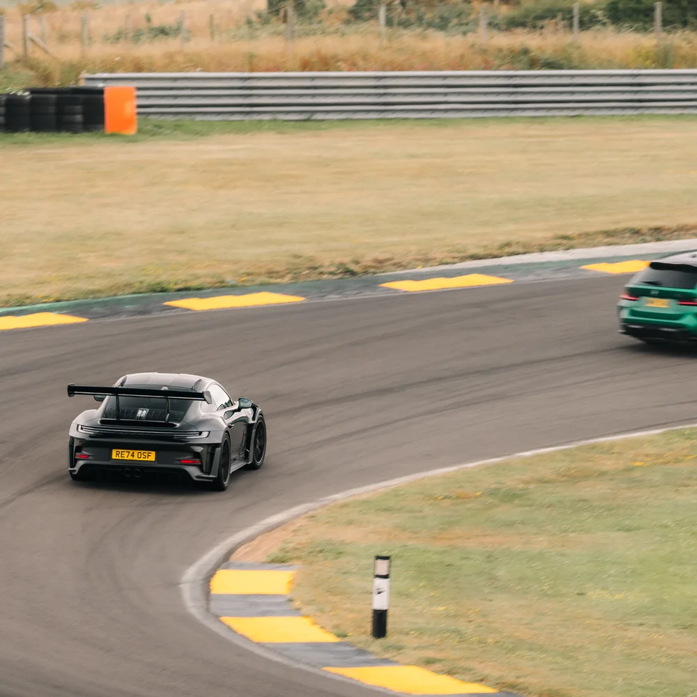 Car on circuit at a Driven+ Anglesey trackday, photo 12