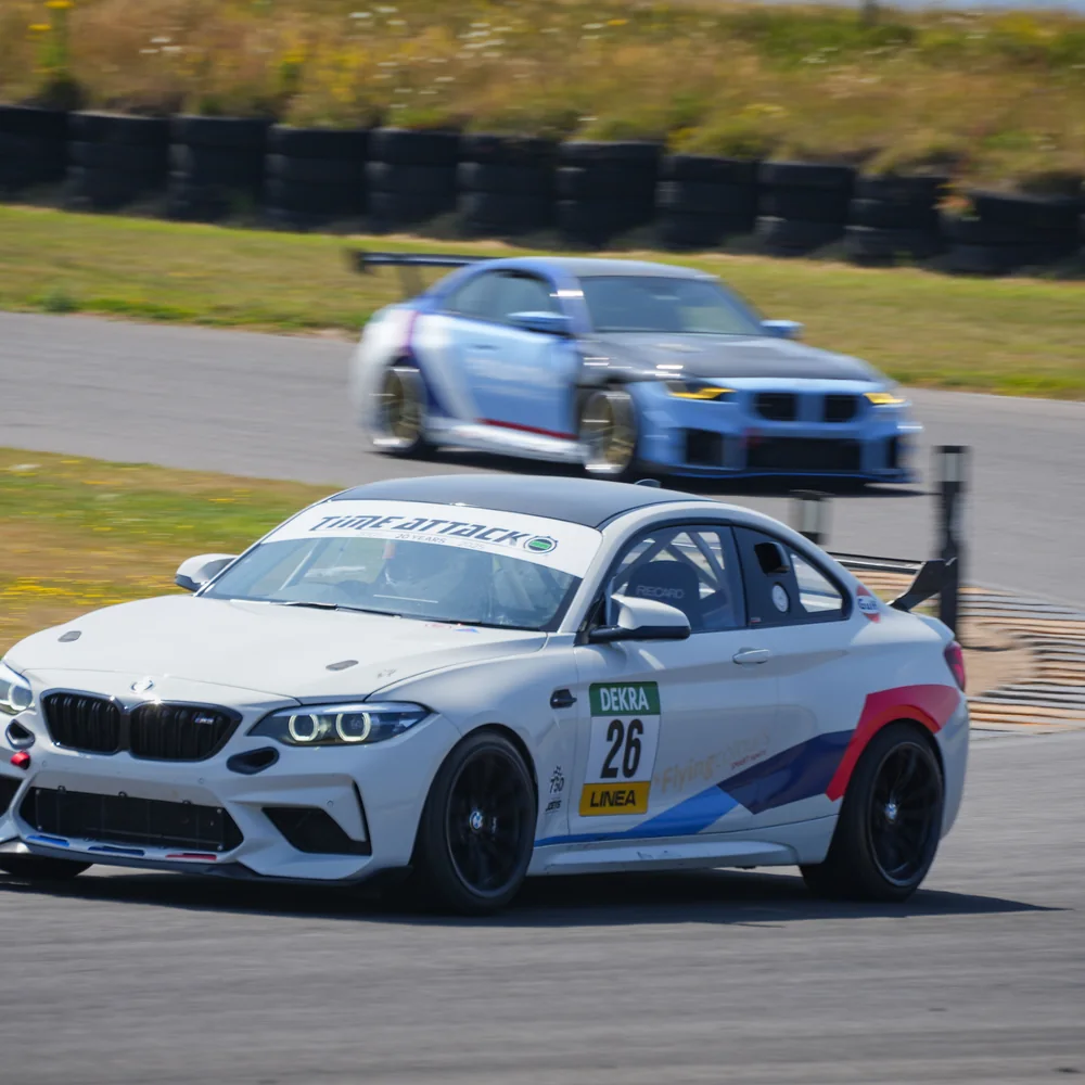 Car on circuit at a Driven+ Anglesey trackday, photo 14