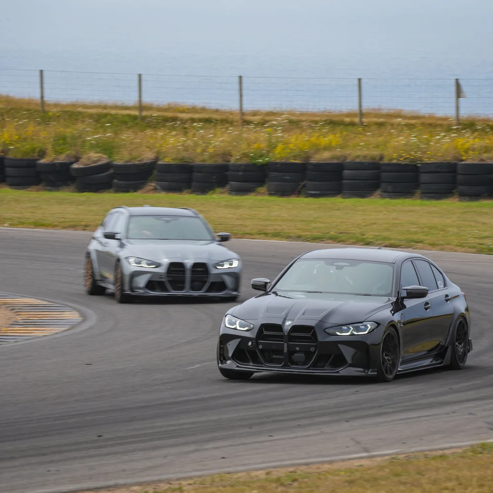 Car on circuit at a Driven+ Anglesey trackday, photo 22