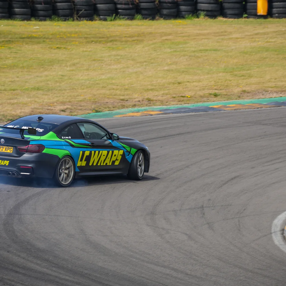 Car on circuit at a Driven+ Anglesey trackday, photo 24