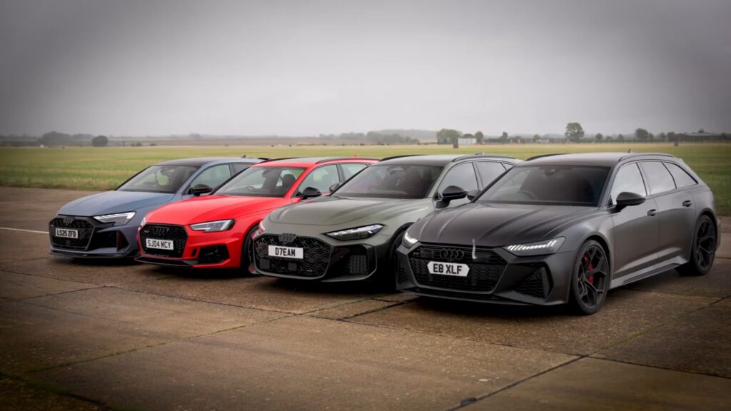 Audi RS3 vs RS4 vs RS5 vs RS6 – Which Is Fastest?